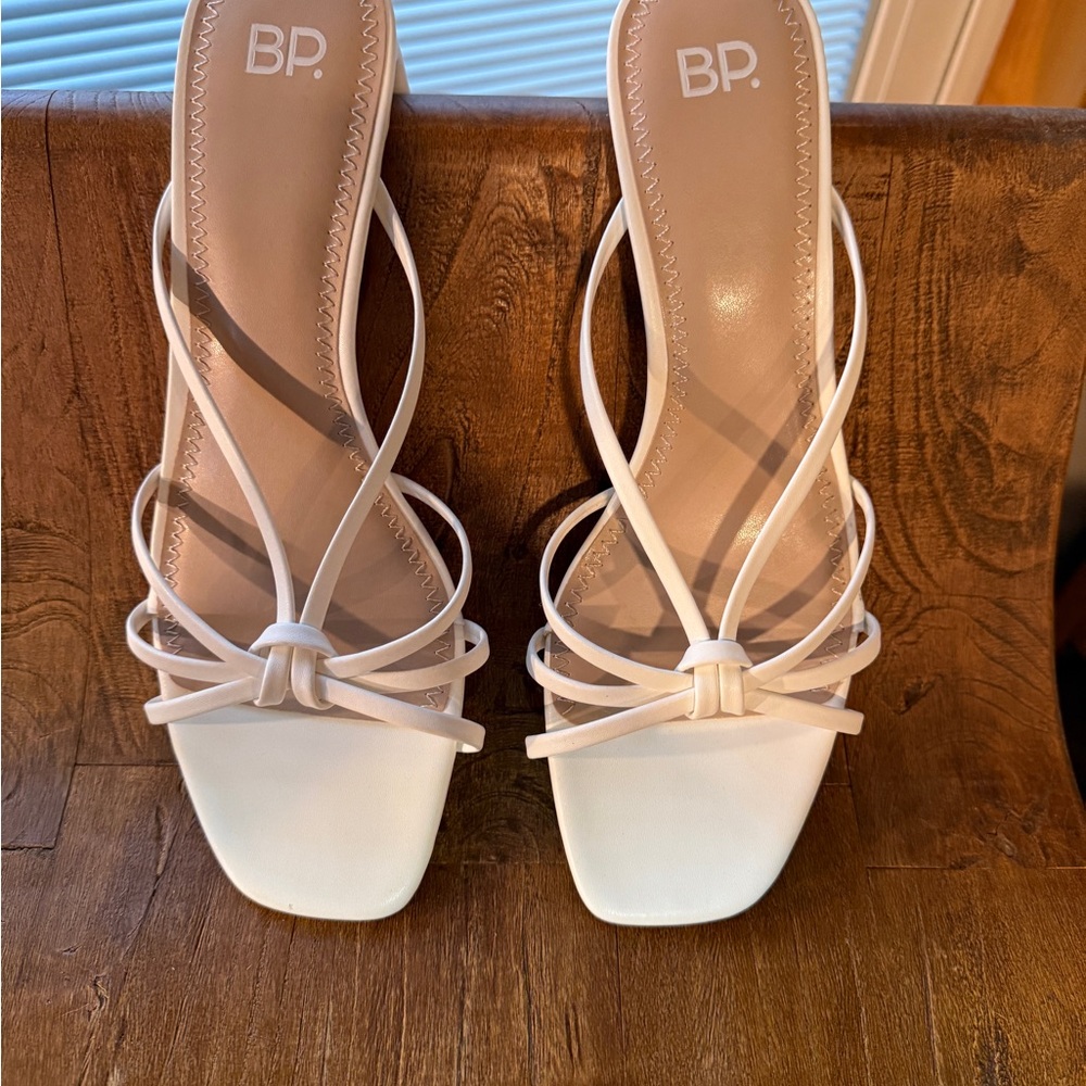 BP Women's Elegant White Heels